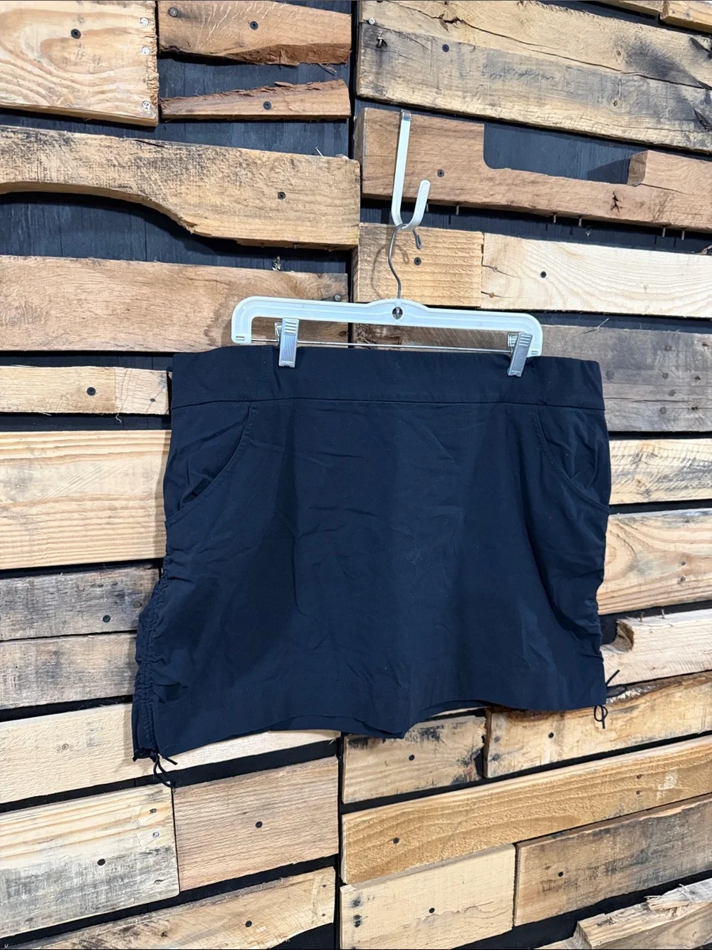 Columbia Black Anytime Casual Skort with side ties Size‎ XXL